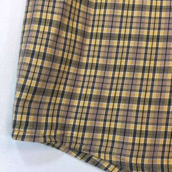 EDDIE BAUER | short sleeve plaid button down shirt - Picture 3 of 5